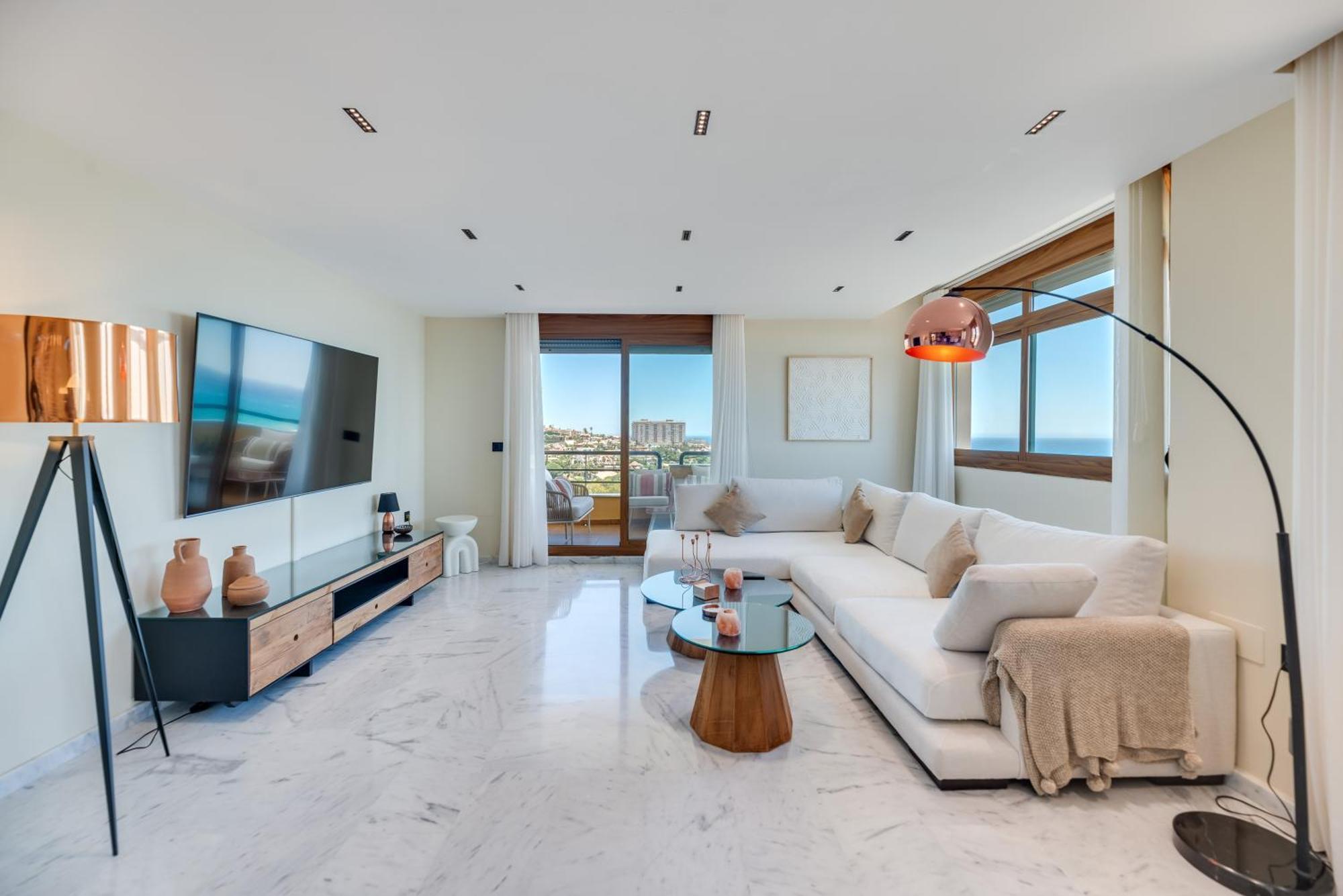 Luxury 4Bdr Penthouse With Sea Views Appartement Benalmádena Buitenkant foto